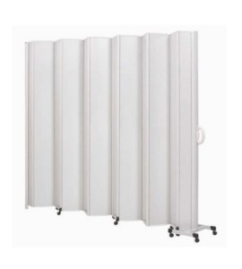 Biombo Sanfonado em PVC 1,78 x 1,65m C/ 7 Lâminas e 1 Haste - BCF