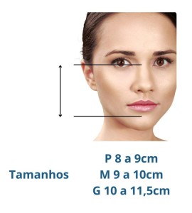 Máscara para CPAP Oronasal Boca e Nariz (Full Face) F1A Tamanho: P  - BMC