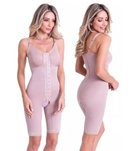 Cinta Pós Cirúrgica Tipo Macaquinho Shorts Com Fecho Frontal Tam G-46 Ref: 1601 - Biobela