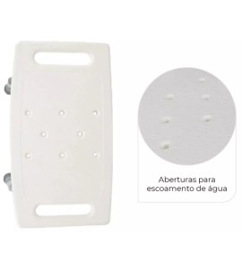 Banqueta para Banho com Ajuste de Altura até 135 Kg D1 - Dellamed