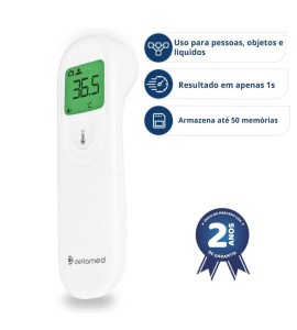 Termômetro Infravermelho Multifuncional - Dellamed