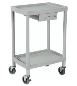 Mesa Auxiliar 56 x 38,5 x 82,5 com Rodízios e Freios - MD
