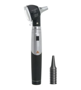 Otoscópio Mini 3000 Fibra Óptica LED C/10 Espéculos - Heine