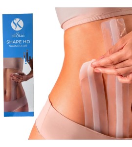 Fita Para Lipo Shape HD Triangular Autocolante 2 Unidades De 40cm Tam U - Siliskin