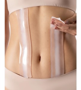 Fita Para Lipo Shape HD Triangular Autocolante 2 Unidades De 40cm Tam U - Siliskin