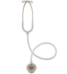 Estetoscópio Spirit Pro Lite II Adulto Branco com Dourado - Spirit