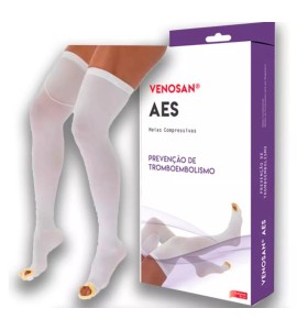 Meia 7/8 Meia Coxa Antitrombo E Antiembolia Tam: G - Venosan