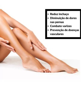 Meia 7/8 Média Compressão 20-30mmhg 6000 Unissex Pont.Aberta Tam: M - Venosan